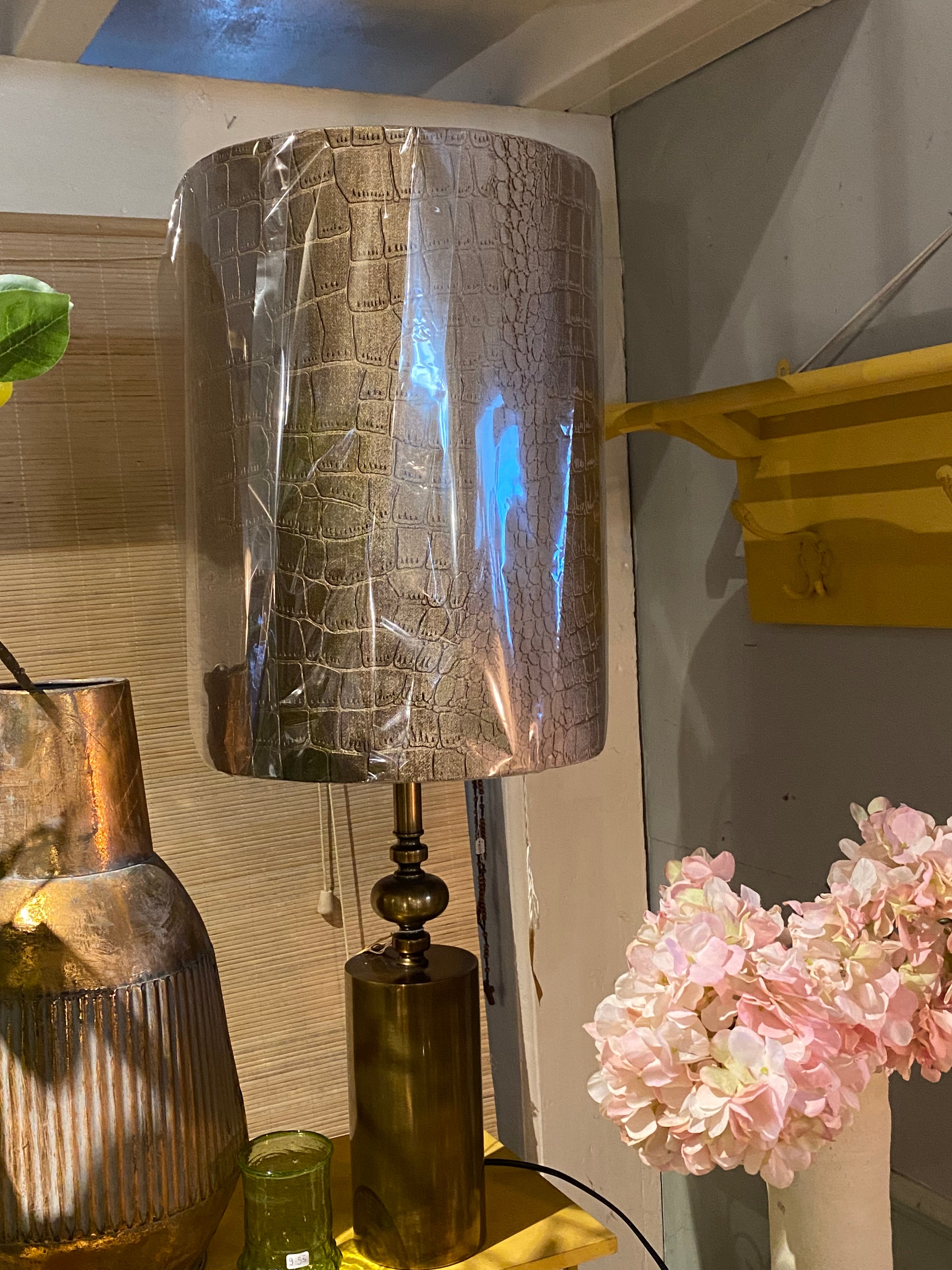 Kap cilinder 30-30-42 cm bruin