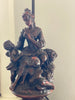 Brocante/vintage tafellamp