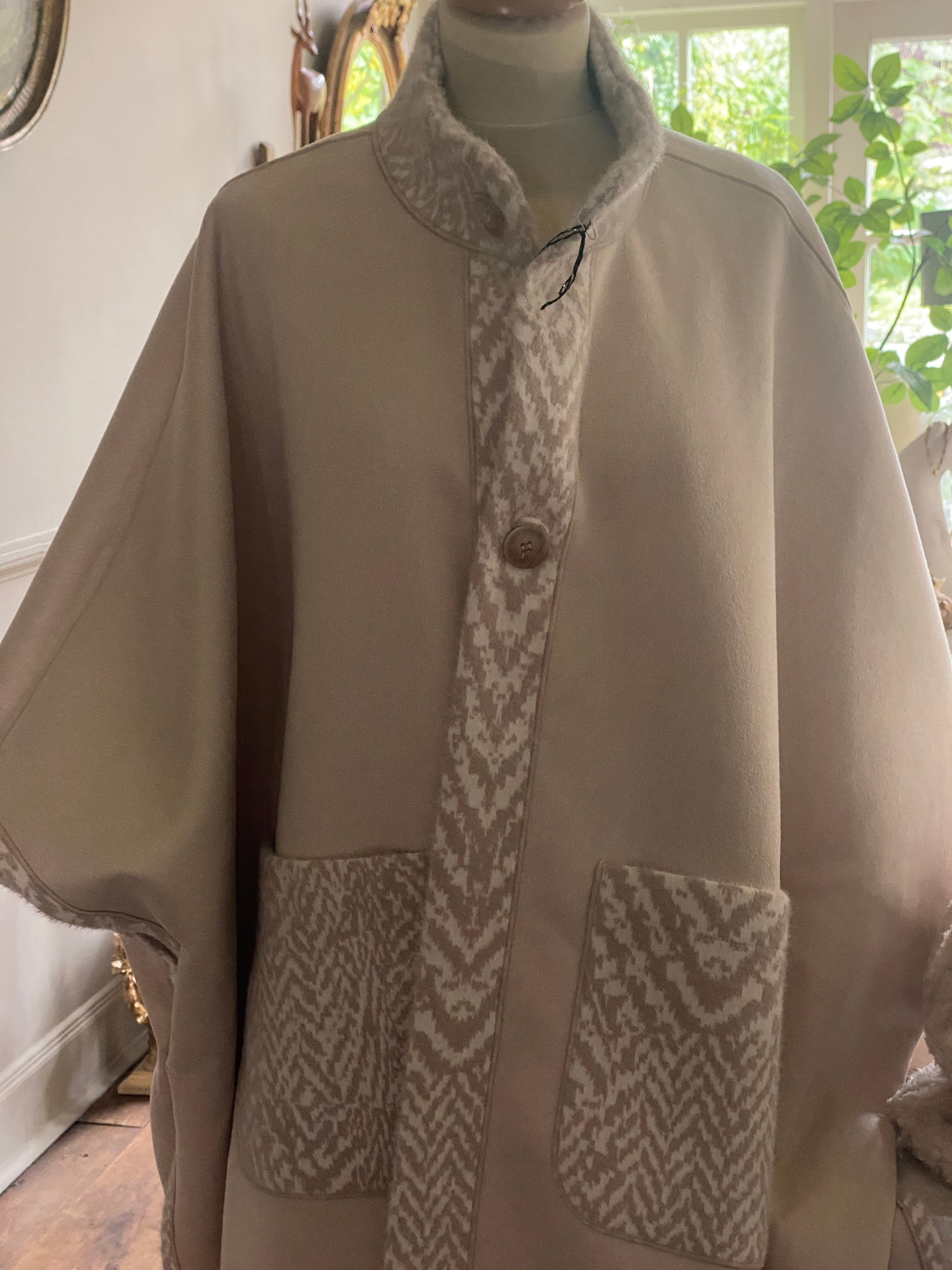 Omkeerbare jas/mantel