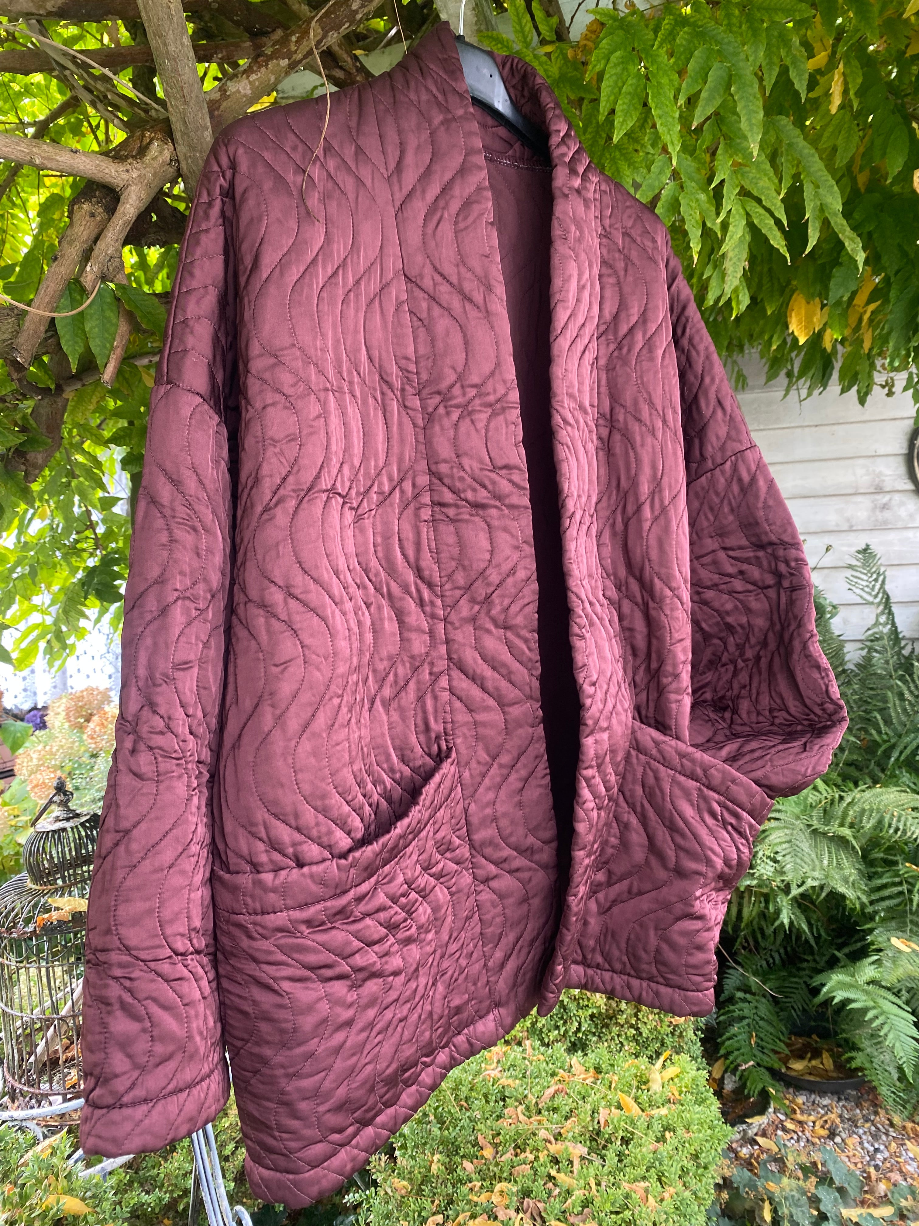 Kimono jas Bordeaux