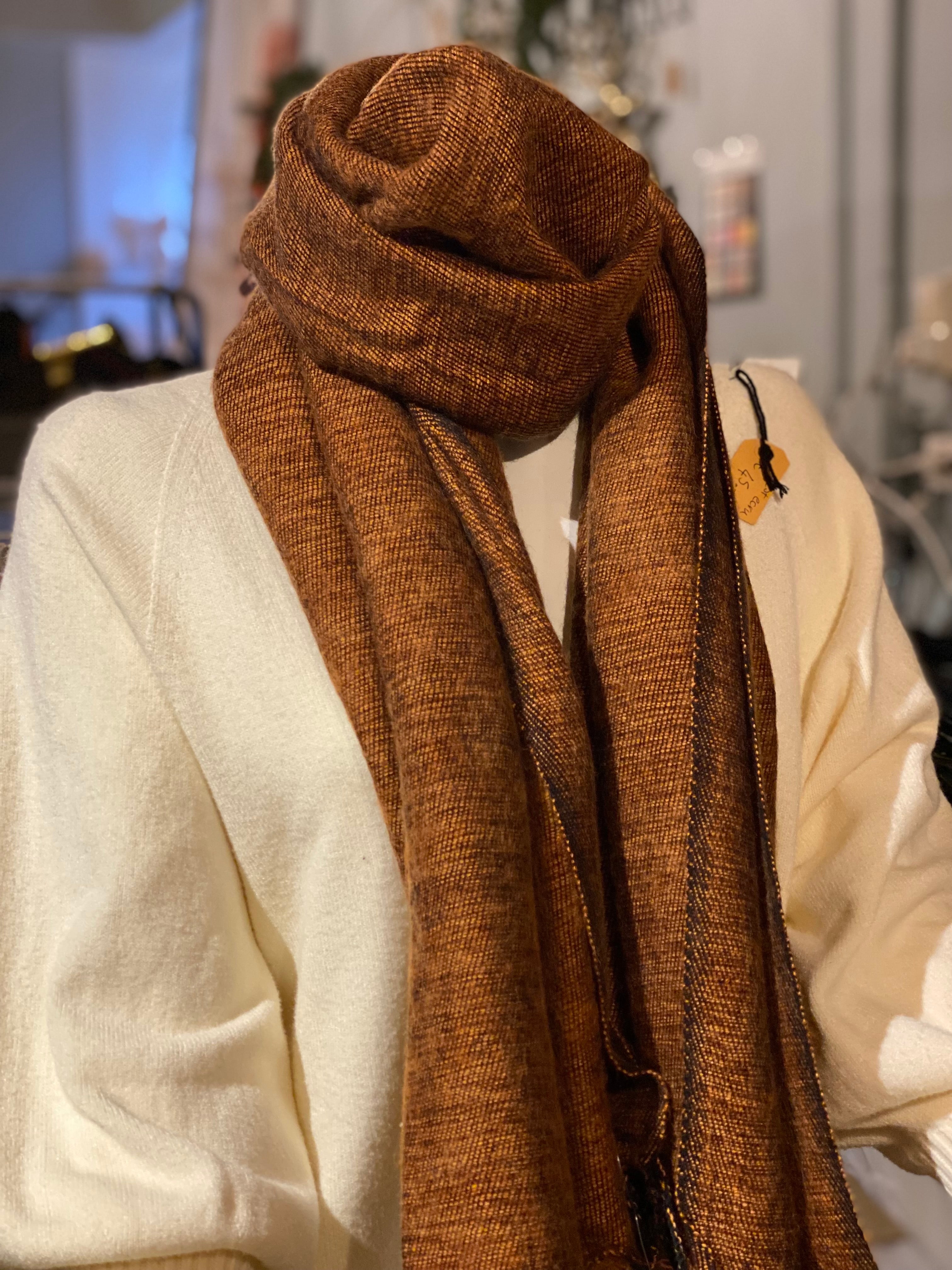 Bruine sjaal ( Cotton)