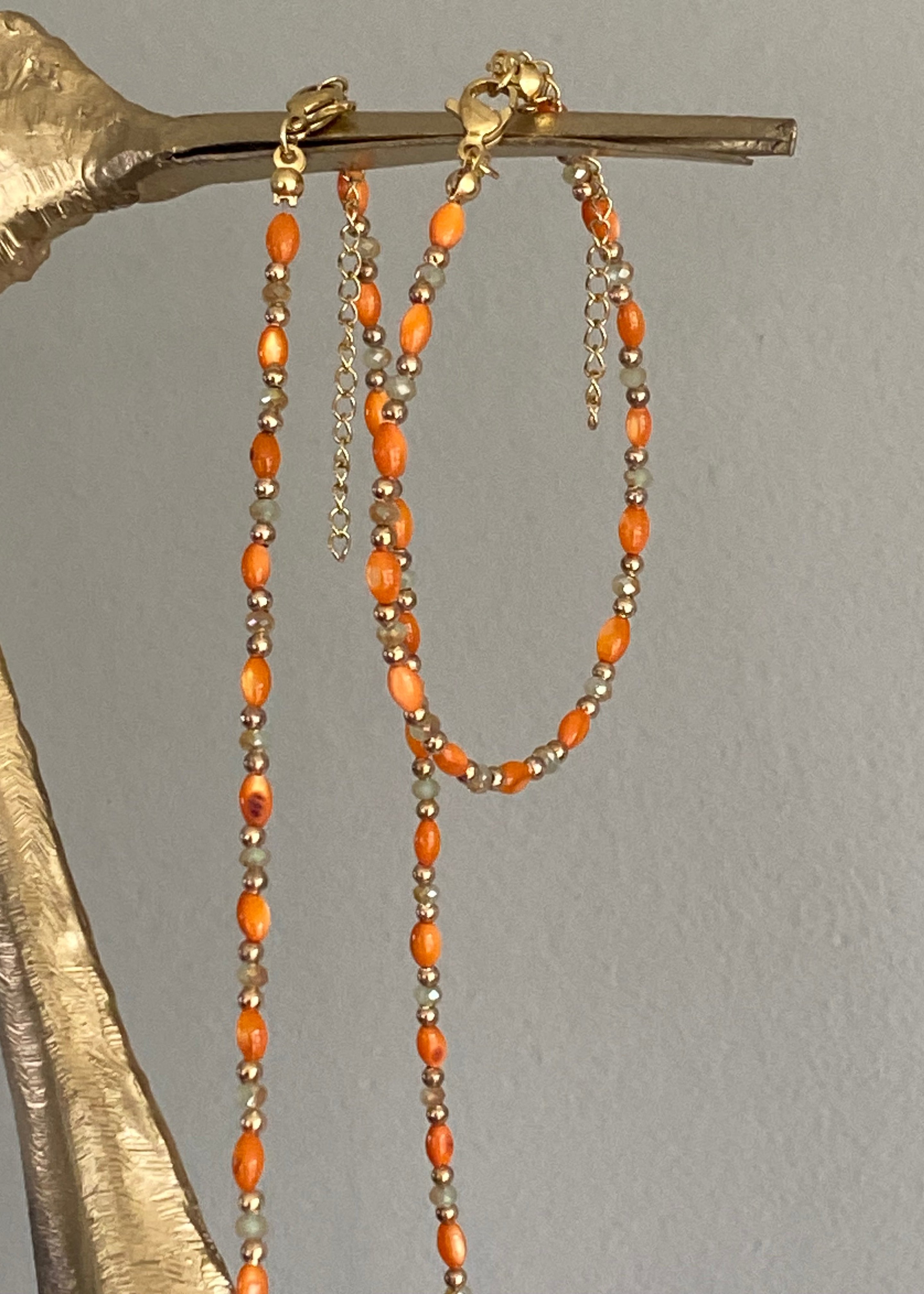 Orange  necklace