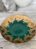 Ontbijtbord groen met goud “Bavaria”