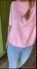 Zacht roze trui