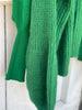 Groen wollig vest