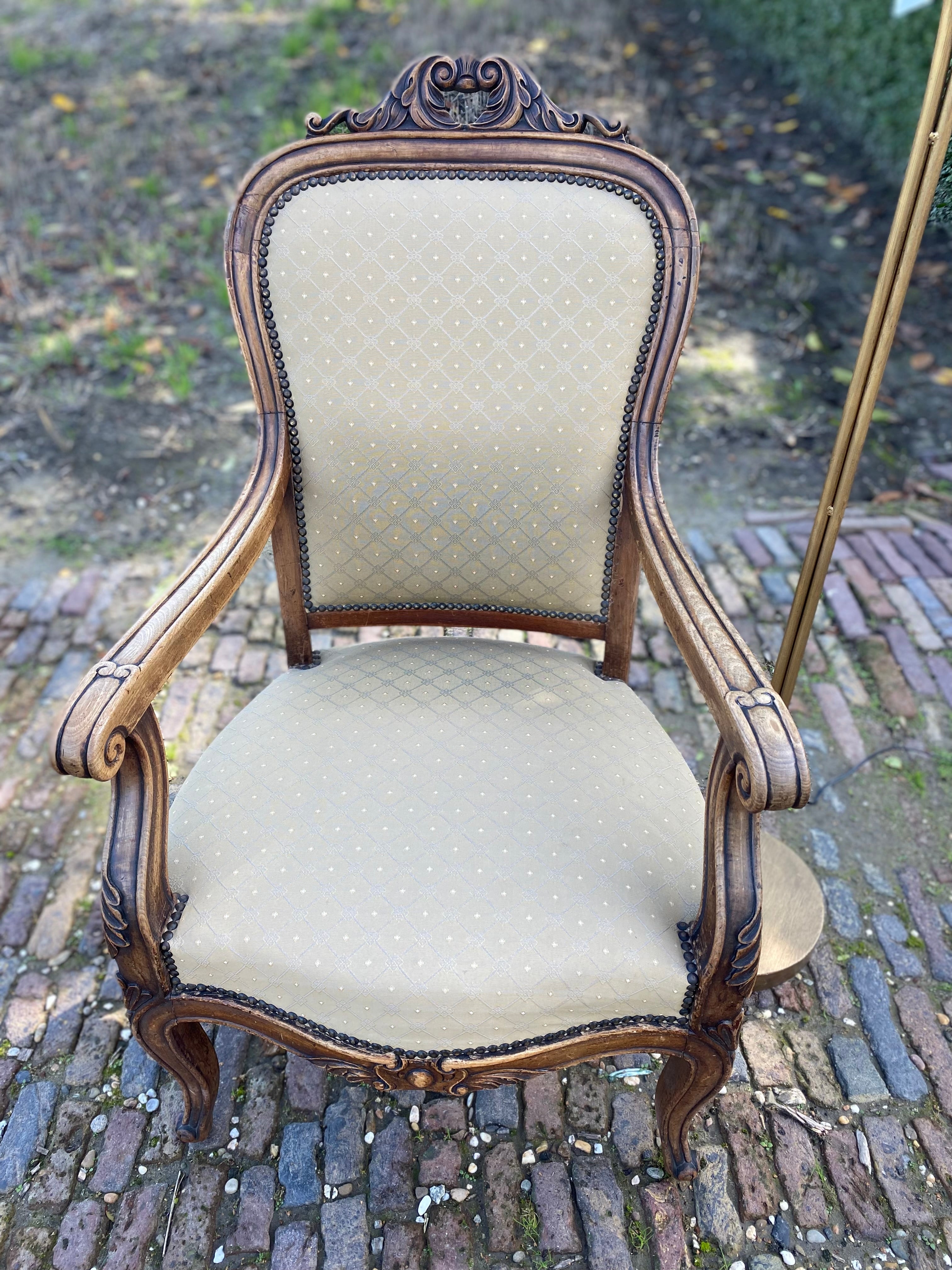 Brocante zetel fauteuil