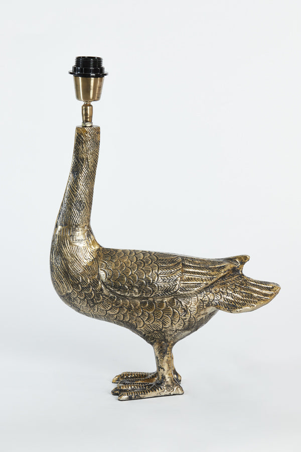 Duck lamp voet antiek brons