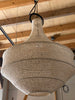 cream gehaakte hanglamp 60x55 cm