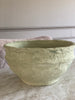Schaal groen papier-maché