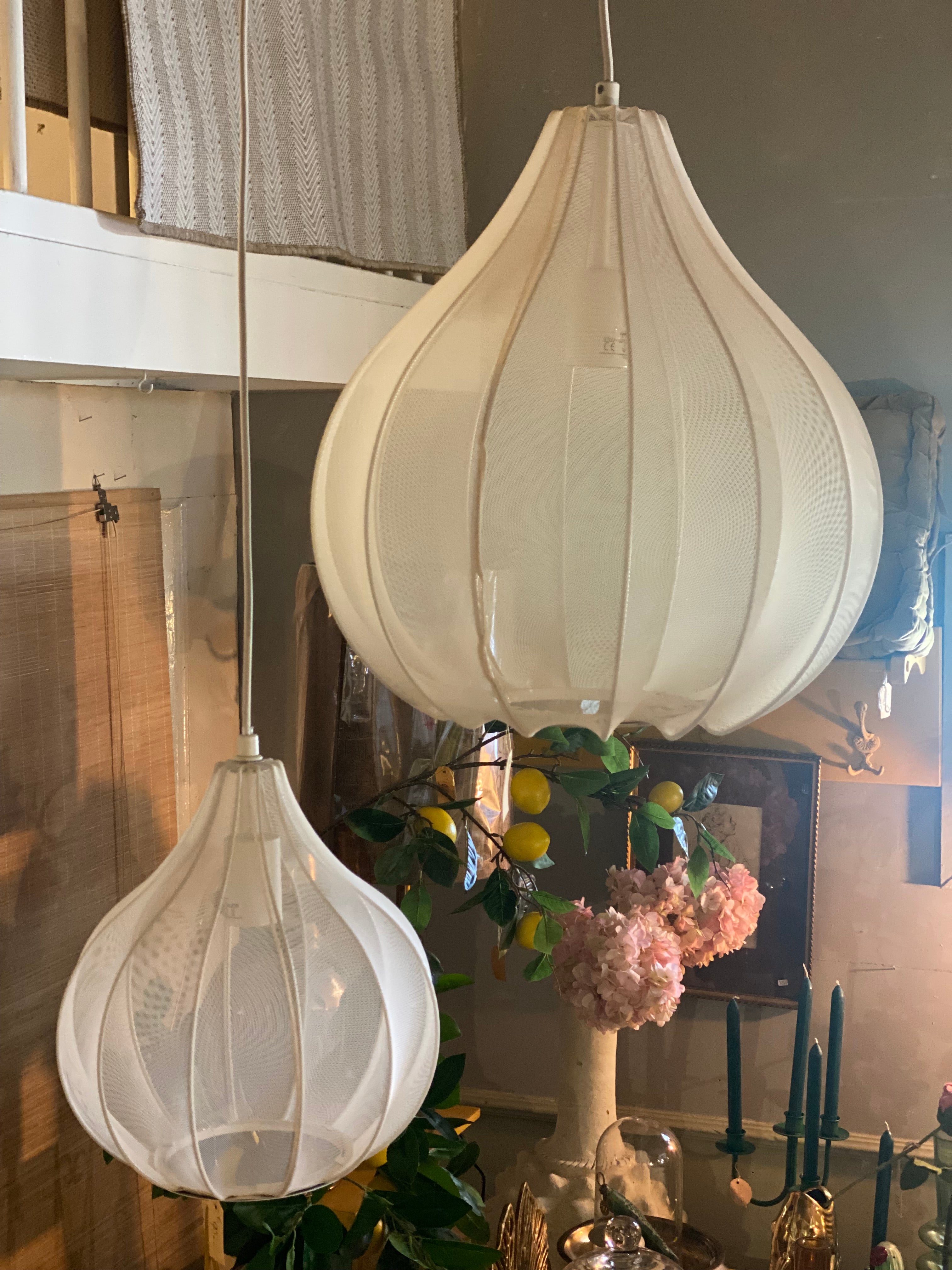 hanglamp beige textiel