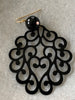 Statement earring black