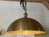 Afbeelding laden in galerijviewer, xl brass / bronskleur hangende lamp