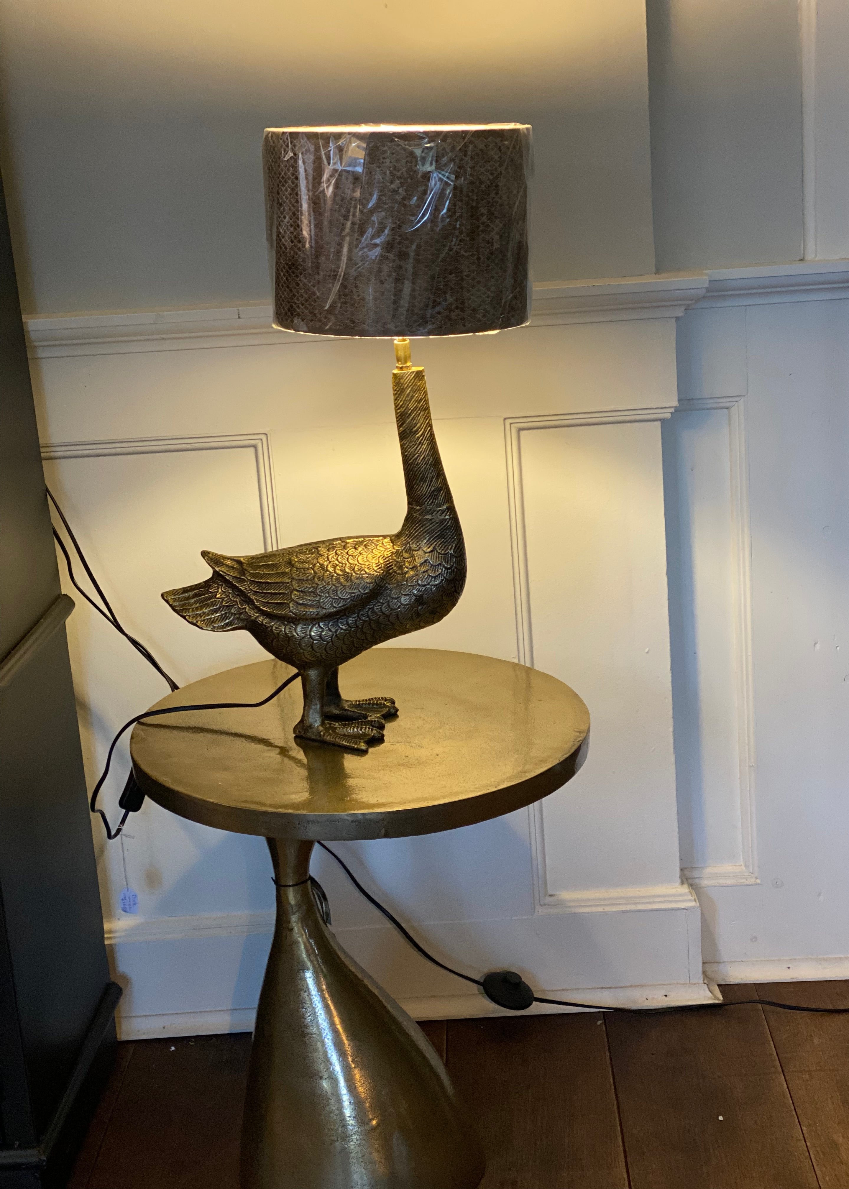 Duck lamp voet antiek brons (korting)