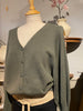 Olijf groen vest
