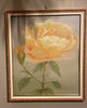 Gele roos Vintage schilderij
