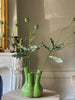Groene tulpenvaas