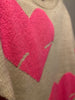 Afbeelding laden in galerijviewer, Trui met roze harten