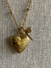 Heart locket necklace