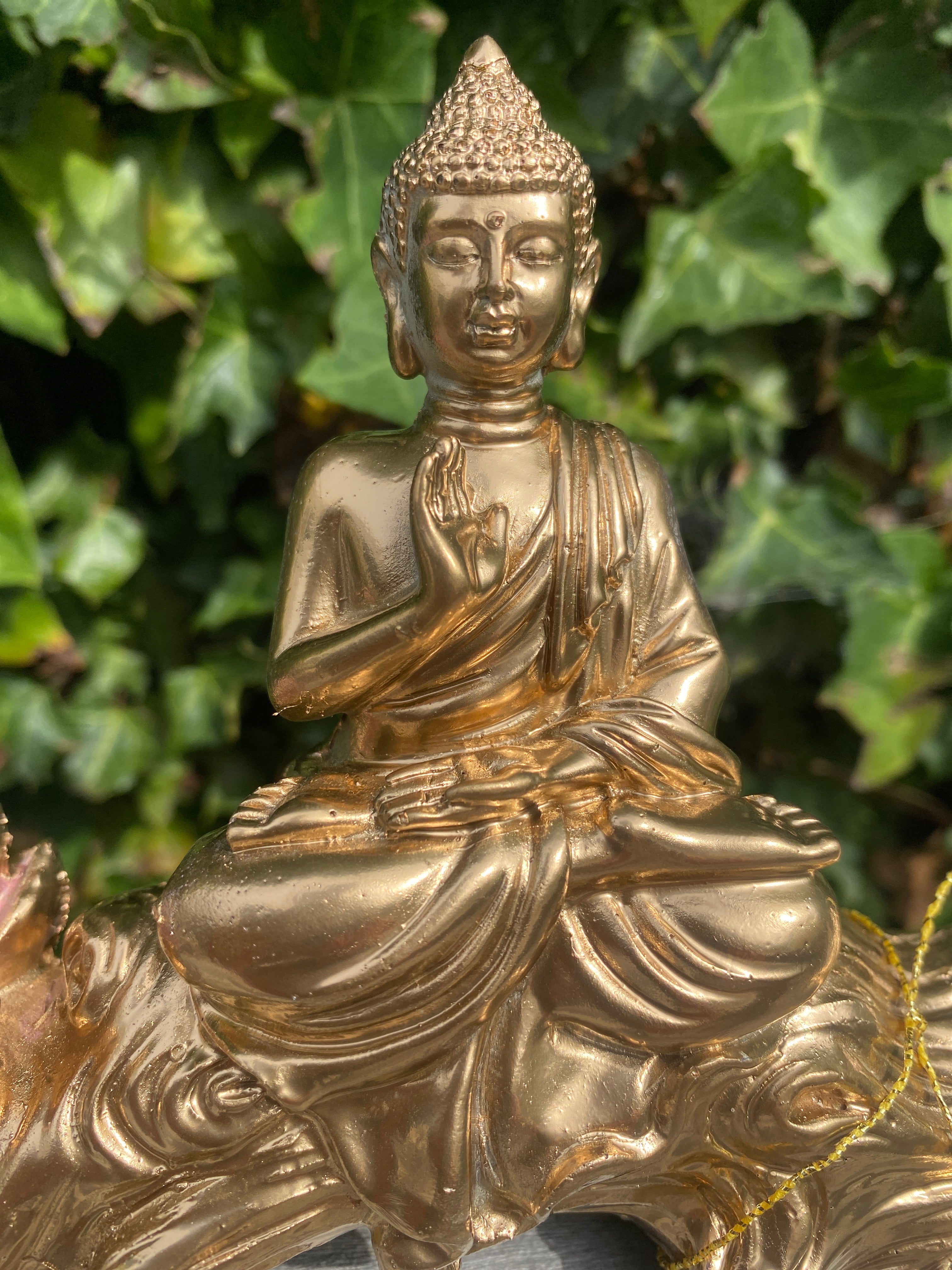 Buda gold met roze lelie