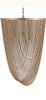 Gold kleurige hanglamp met kettingen