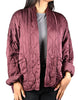 Paars gewatteerd vest/ jas